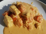Rezeptbild von Yellow Curry Fish mit Cherry-Tomaten